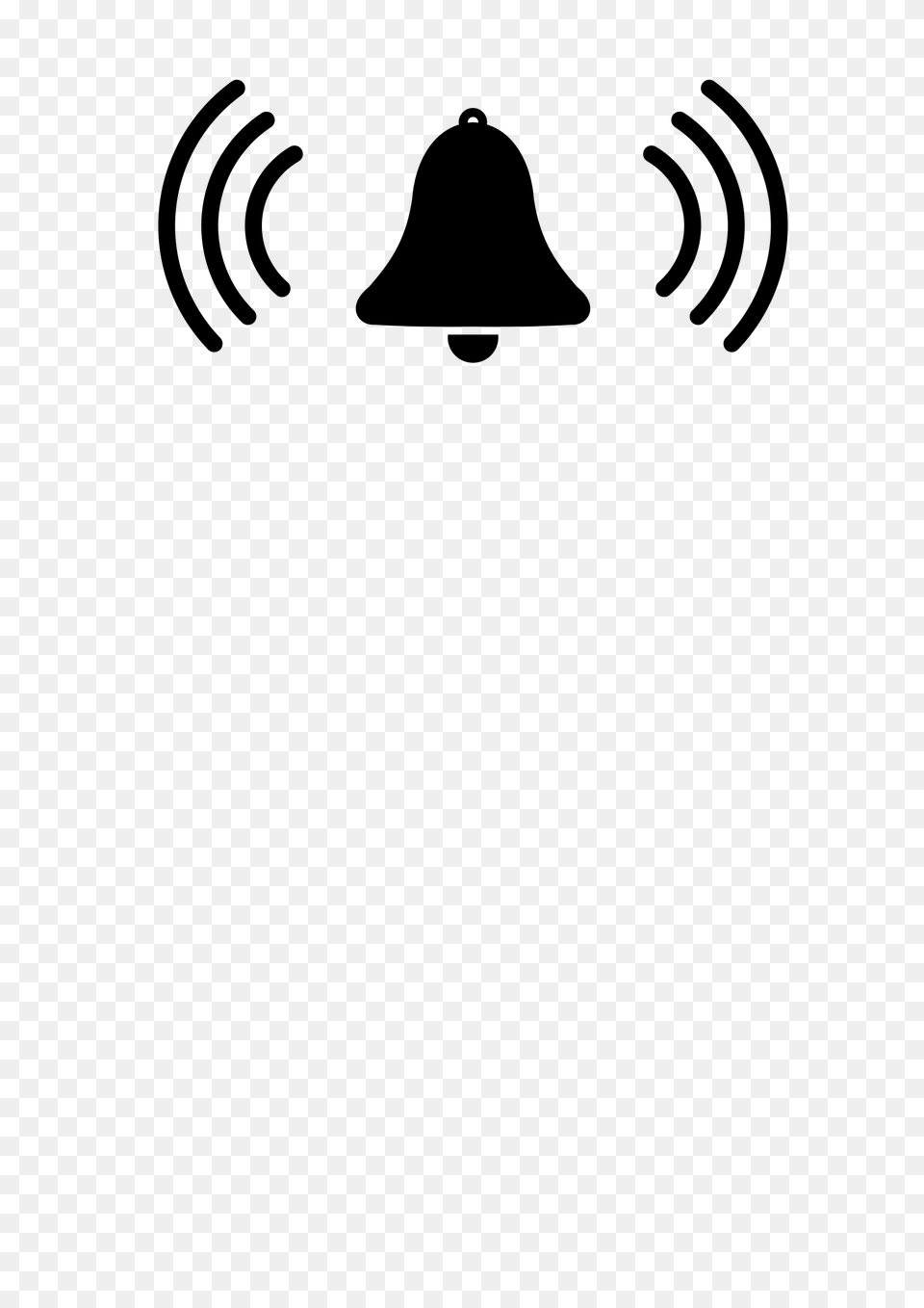 Alert Bell Icons, Gray Free Png Download