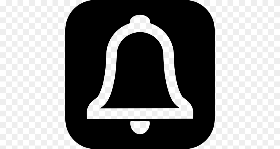 Alert Bell Jingle Notification Ring Icon, Gray Free Png Download