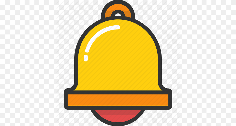 Alert Bell Ring Ringing Bell School Bell Icon, Clothing, Hardhat, Helmet Free Png Download