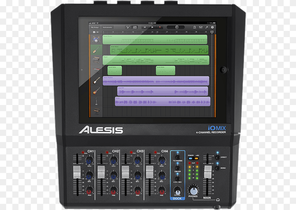 Alesis Io Mix 4 Channel Audio Interface Mixer For, Electronics, Computer Hardware, Hardware, Monitor Free Png