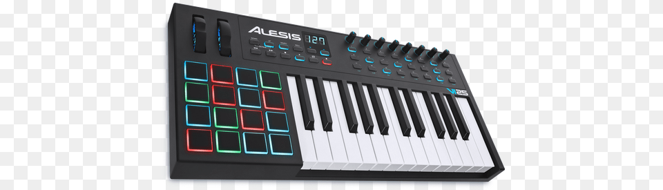 Alesis Vi25 25 Key Keyboard Controller Midi, Musical Instrument, Piano Free Transparent Png