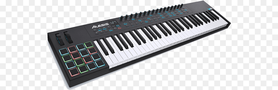 Alesis Vi61 Advanced 61 Key Usbmidi Keyboard Controller Alesis, Musical Instrument, Piano Png
