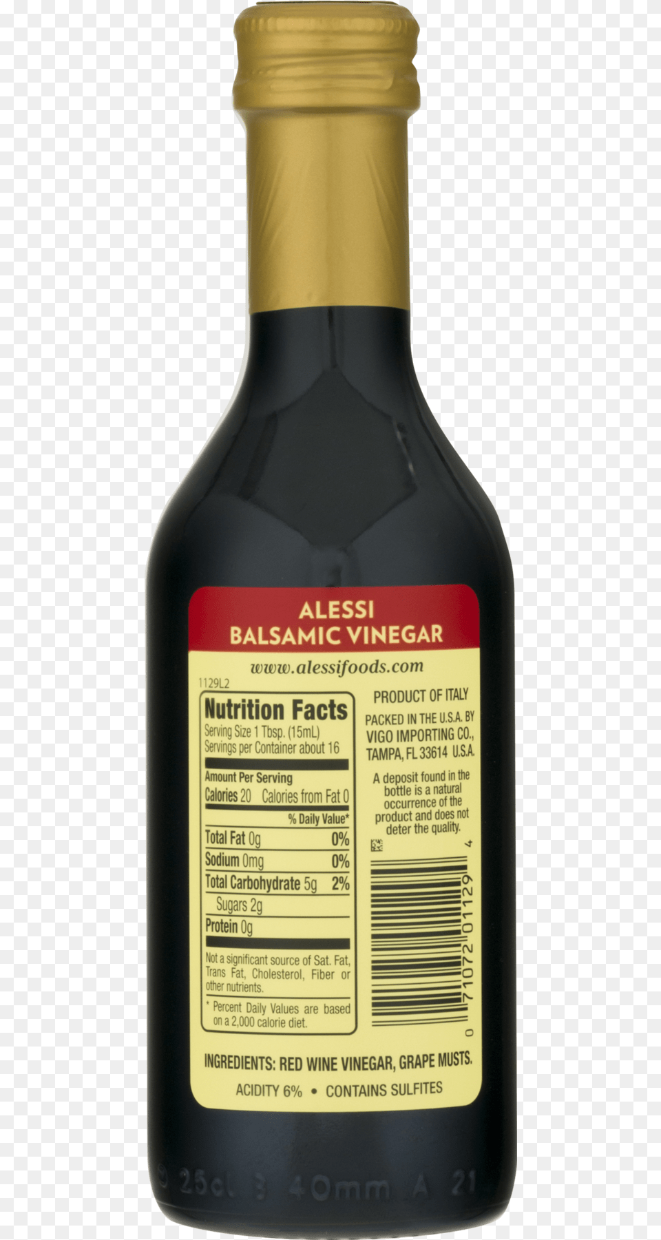 Alessi Balsamic Vinegar 85 Fl Oz Bottle, Food, Seasoning, Syrup, Alcohol Free Transparent Png