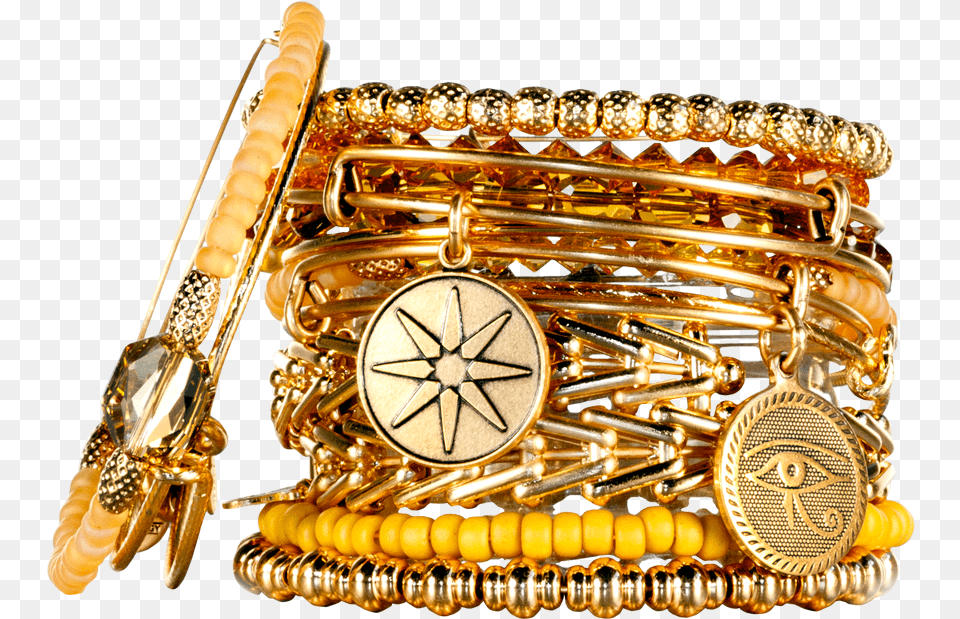 Alex And Ani Mixed Charm Bangles Alex And Ani Logo 2018, Accessories, Jewelry, Ornament, Gold Free Png