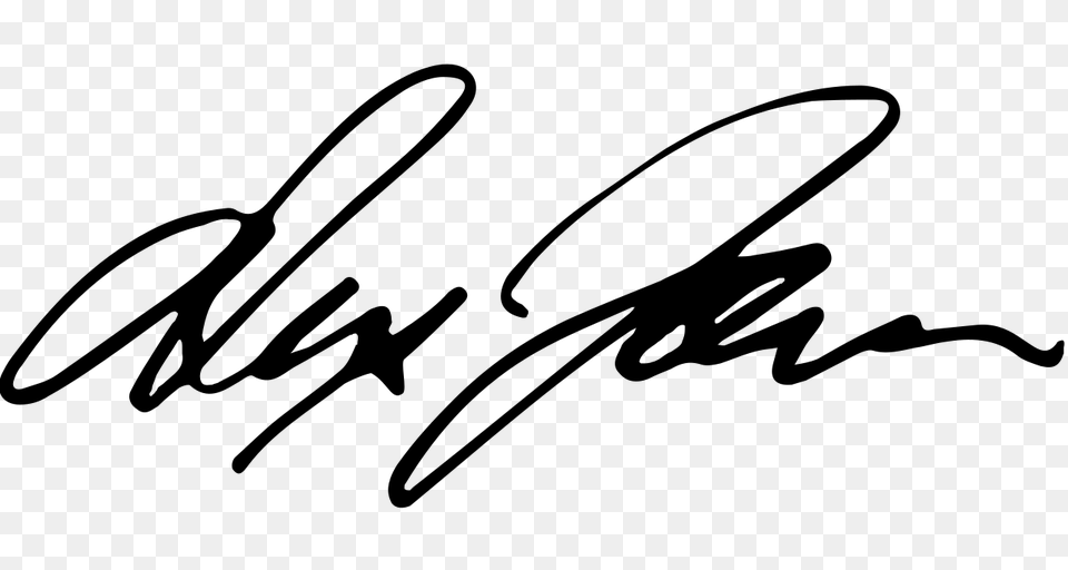 Alex Jones Signature, Gray Png Image