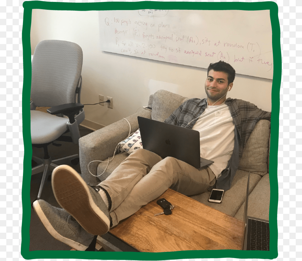 Alex Martinez Sitting, Laptop, Pc, Electronics, Person Png Image