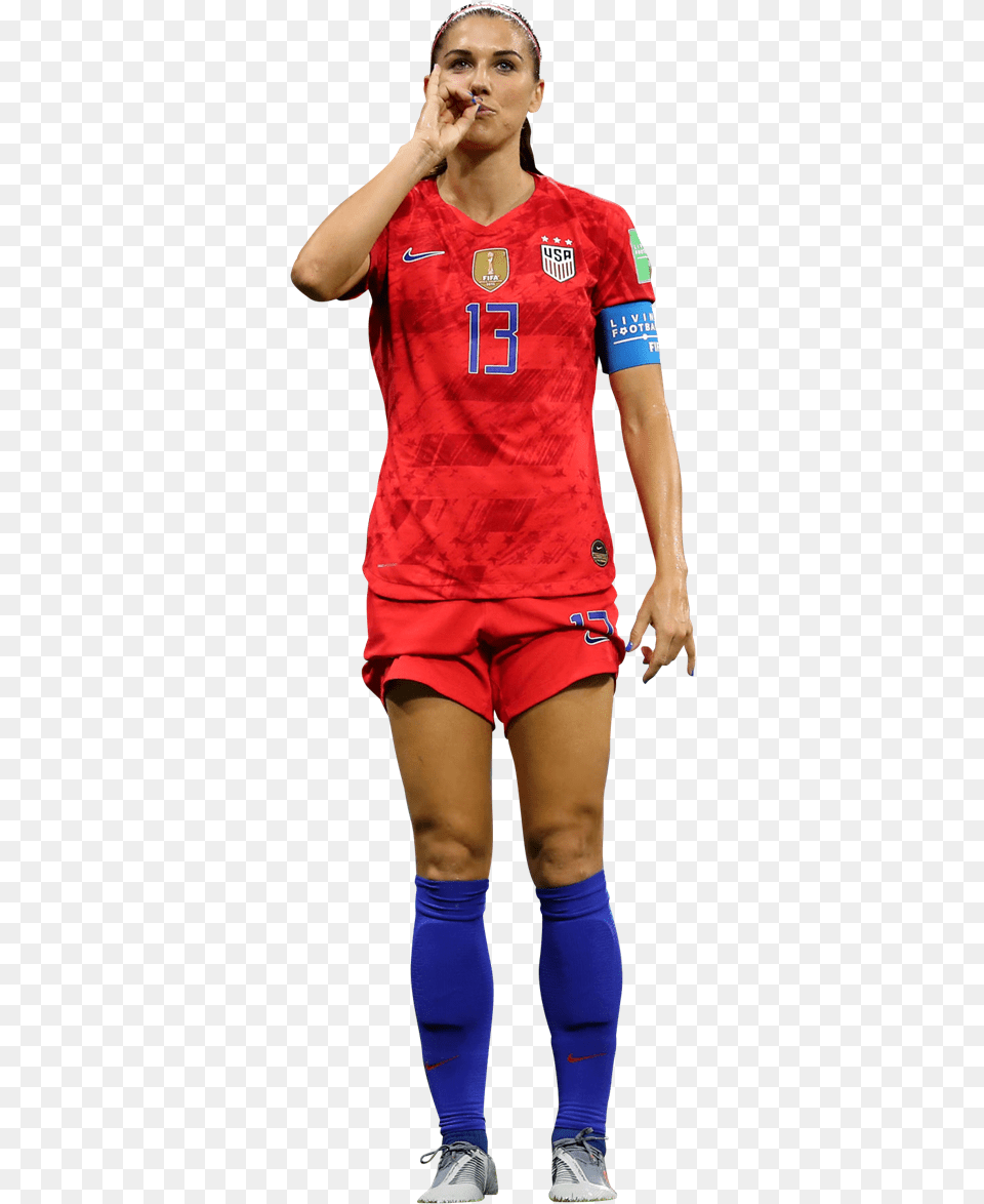 Alex Morganrender Athlete, Shorts, Clothing, Shirt, Person Png Image