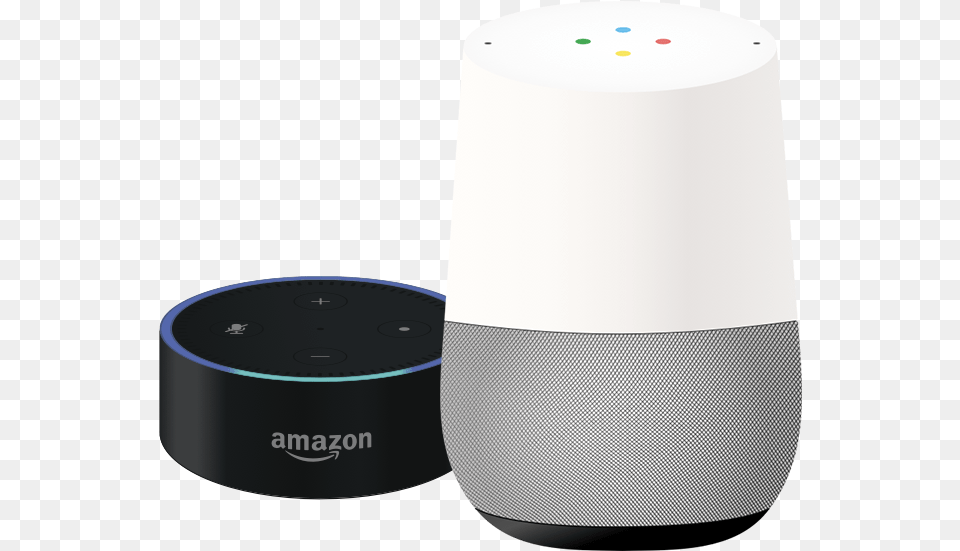 Alexa And Google Home, Electronics, Speaker, Cylinder Free Png Download