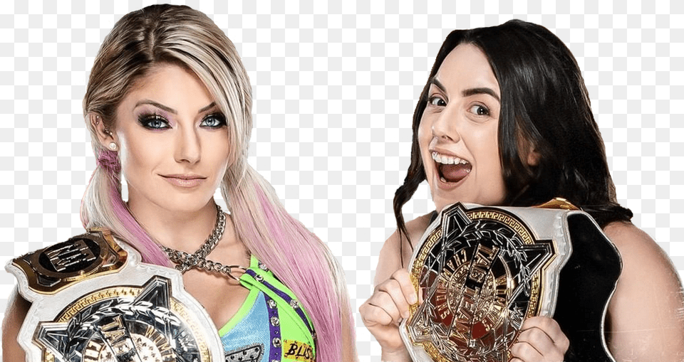 Alexa Bliss Womens Tag Champion, Person, Head, Face, Woman Free Png Download