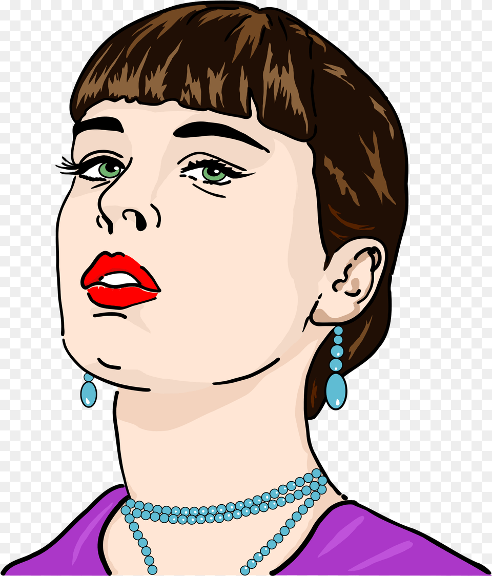 Alexa Clip Arts Human Face Vector, Accessories, Necklace, Jewelry, Earring Free Png