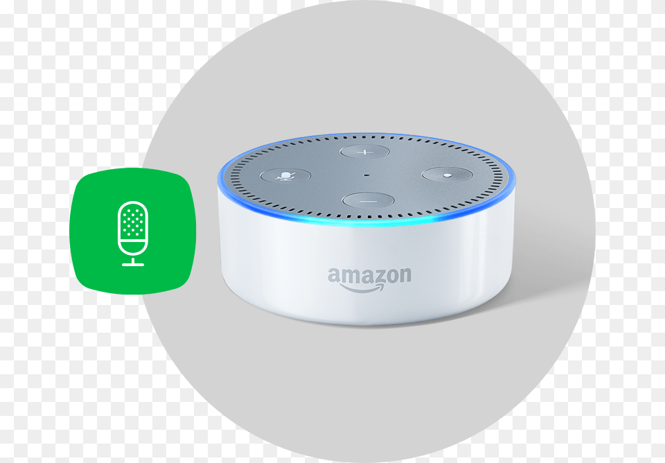Alexa Home Automation Amazon Echo Dot Lightwave, Disk, Electronics, Speaker Png Image