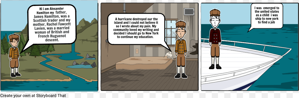 Alexander Hamilton Childhood, Book, Comics, Publication, Person Png