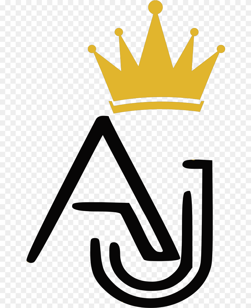 Alexander Joiseus Aj Logo With Crown, Accessories, Jewelry Free Png Download