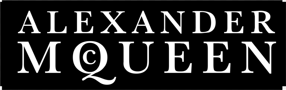 Alexander Mcqueen Logo Transparent Alexander Mcqueen Brand Logo, Text, Alphabet, Ampersand, Symbol Png