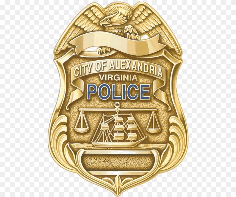 Alexandria Police Department Badge, Logo, Symbol Png