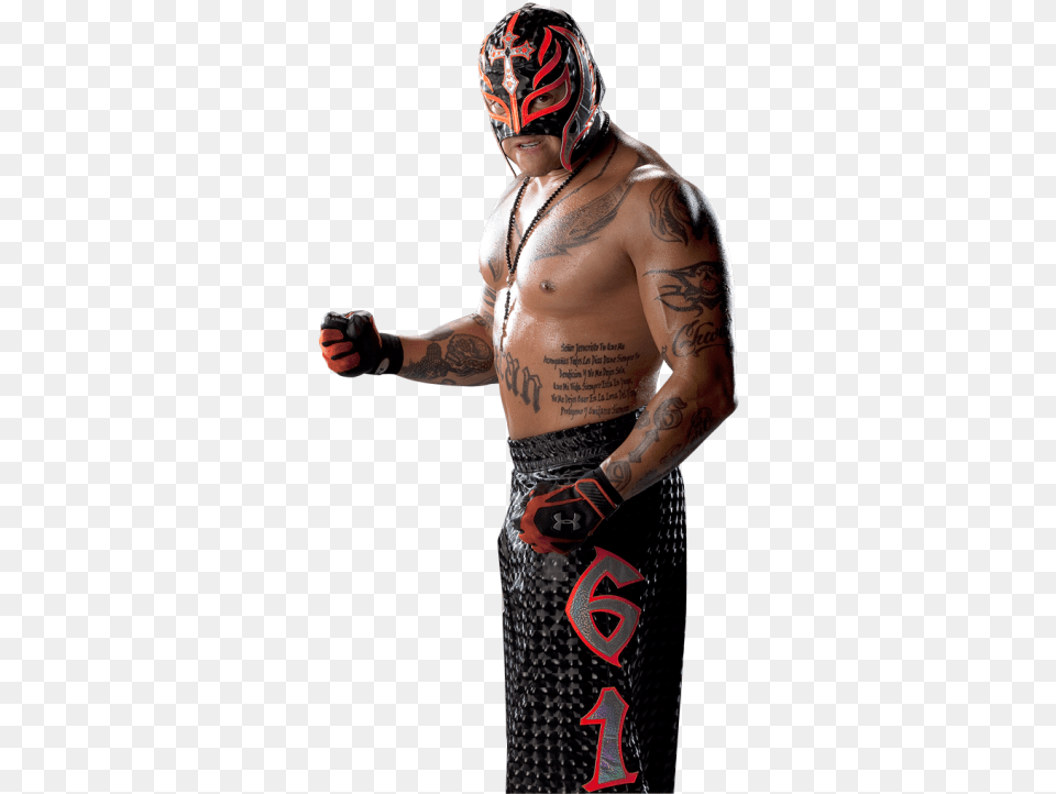 Alexfutbolrenders Rey Mysterio 2011, Tattoo, Skin, Person, Body Part Png Image
