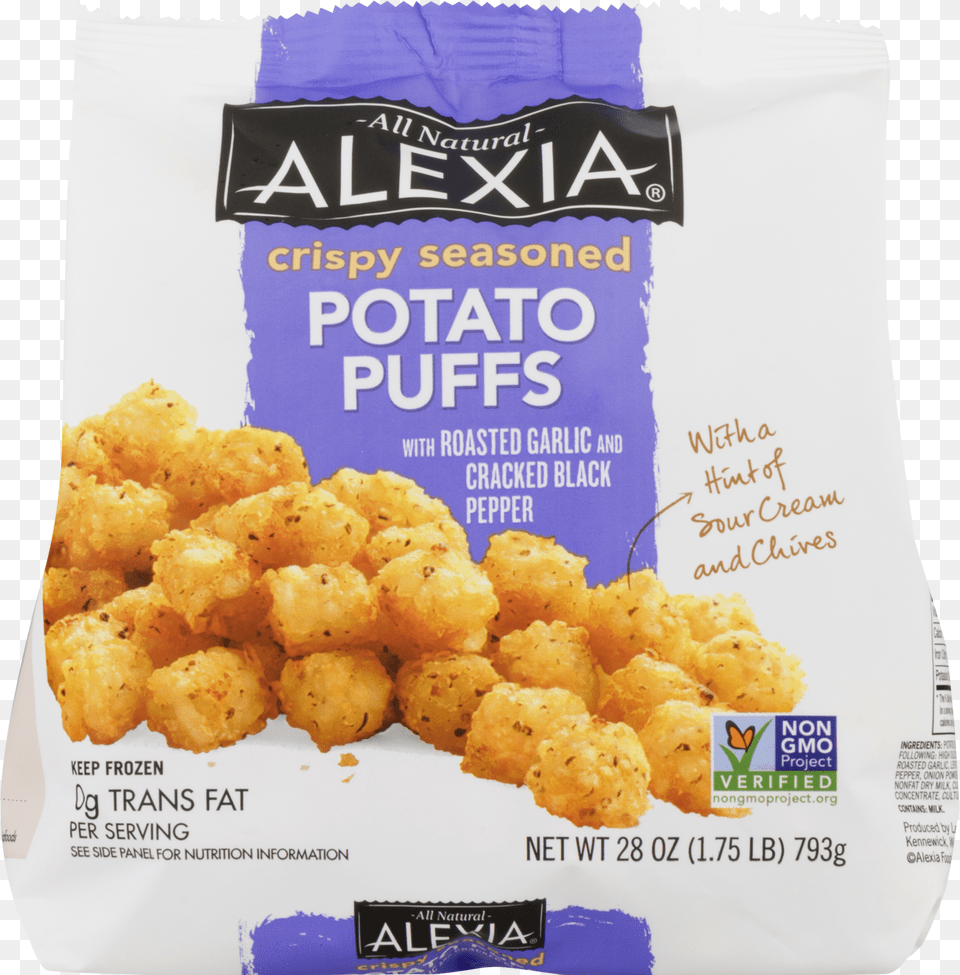 Alexia Crispy Seasoned Potato Puffs 28 Oz, Food, Tater Tots Free Png