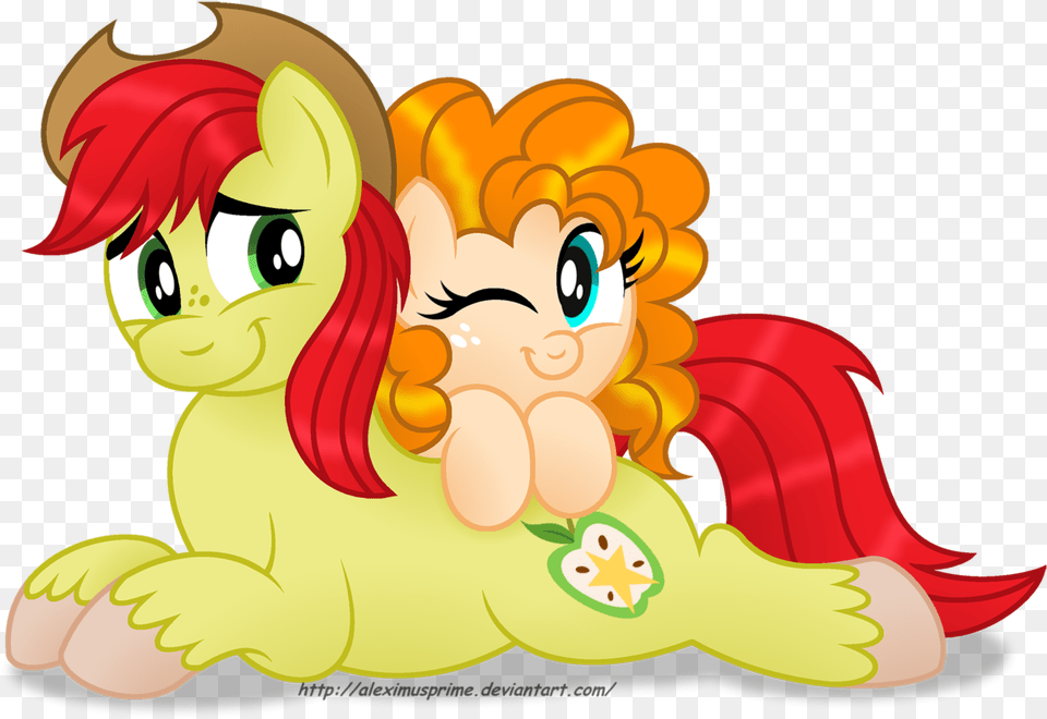Aleximusprime Brightbutter Bright Mac Bright Macintosh Mlp Pear Butter And Bright Mac, Face, Head, Person, Baby Png Image