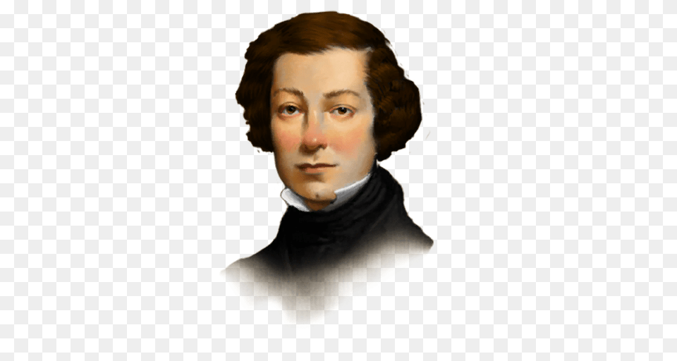 Alexis De Tocqueville, Portrait, Art, Face, Head Png Image