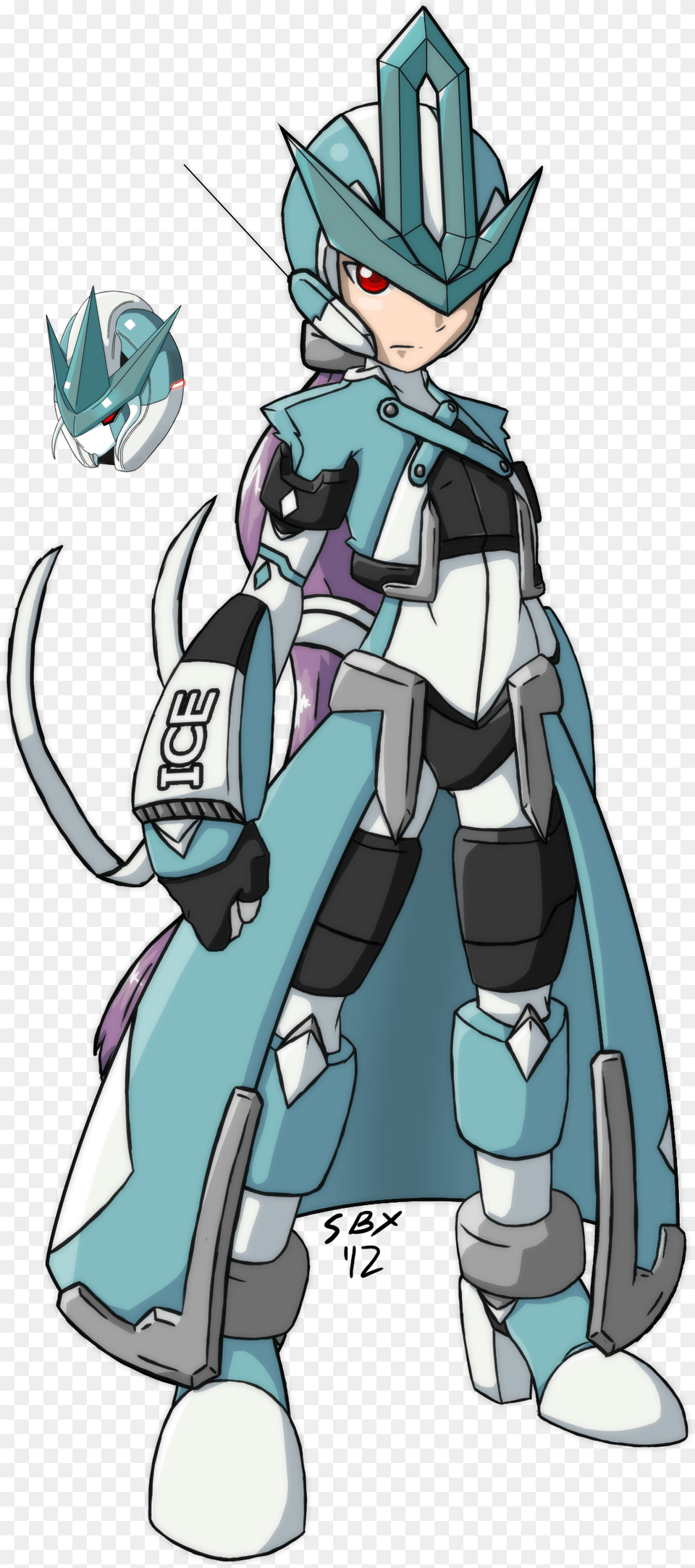 Alexsuicune Megaman Zx Model T, Book, Comics, Publication, Face Free Png