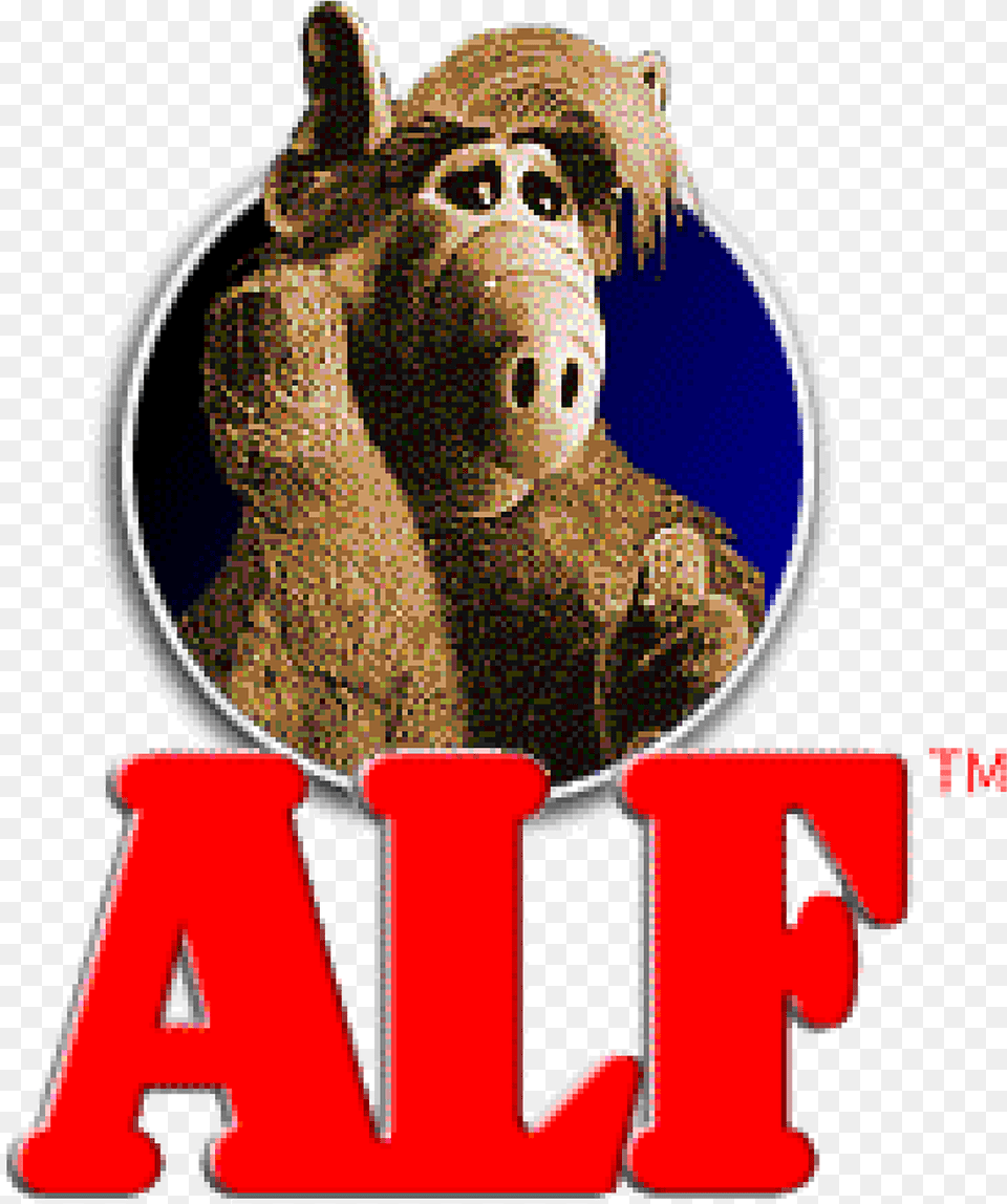 Alf Logo, Person, Animal, Baboon, Mammal Free Png Download