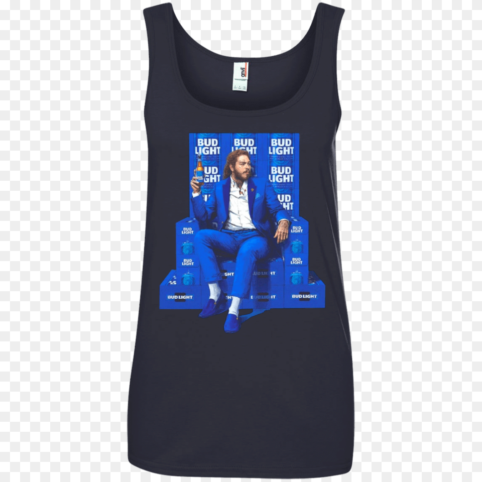 Alf Post Malone Bud Light T Shirt Hoodie Sweater Gullveig Shop, Tank Top, Clothing, T-shirt, Person Png