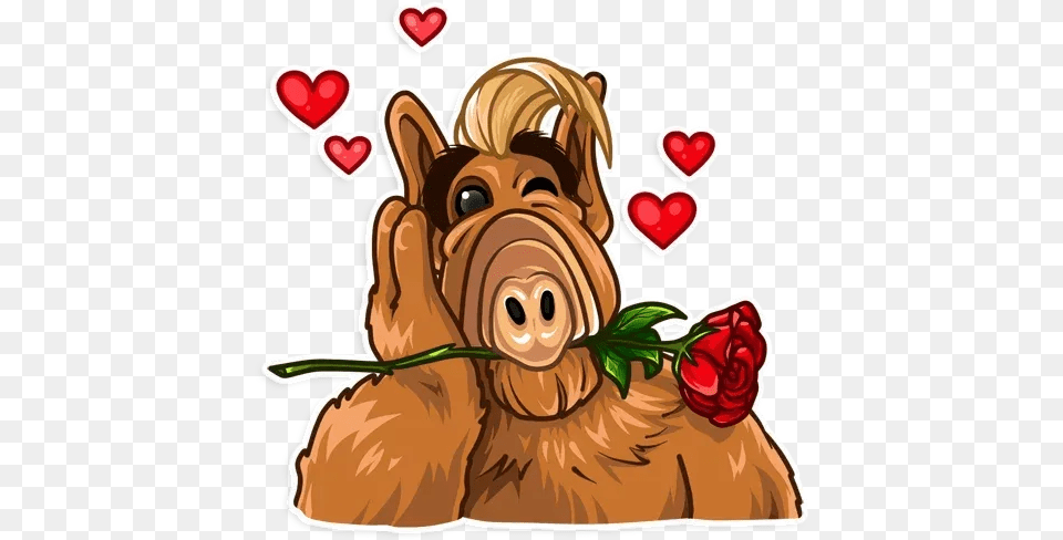 Alf Whatsapp Stickers Alf Stickers Telegram, Baby, Person, Animal, Canine Free Png Download