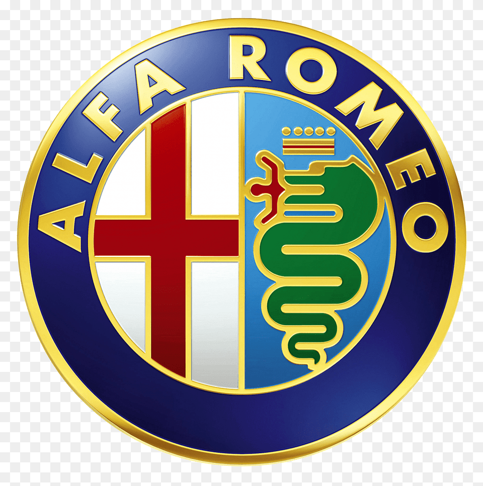 Alfa Romeo Golden Letters Logo, Badge, Symbol, Emblem, Can Free Transparent Png