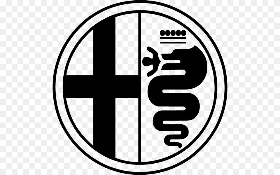 Alfa Romeo Logo Image Background Arts, Symbol, Cross, Sticker Png