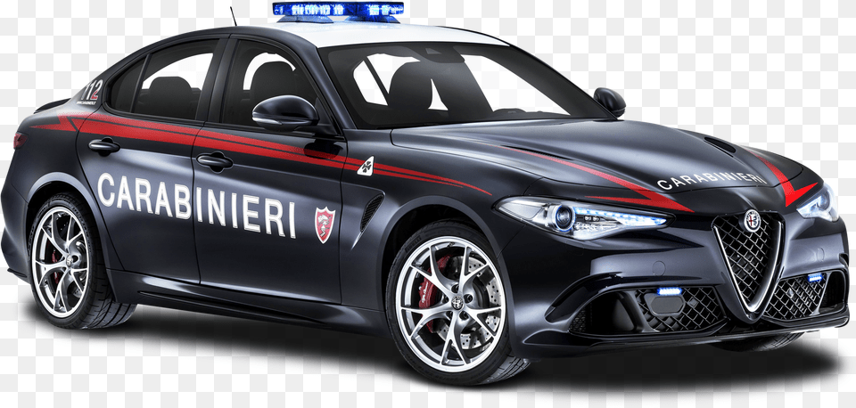 Alfa Romeo Police Car Alfa Romeo Giulia Cc, Transportation, Vehicle, Machine, Police Car Free Transparent Png