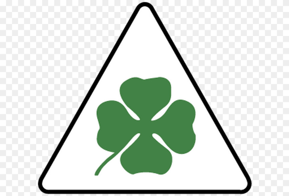 Alfa Romeo Quadrifoglio Logo, Leaf, Plant, Triangle, Symbol Free Transparent Png