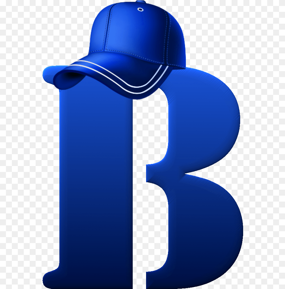 Alfabeto Azul Con Gorra De Beisbol, Baseball Cap, Cap, Clothing, Hat Free Png