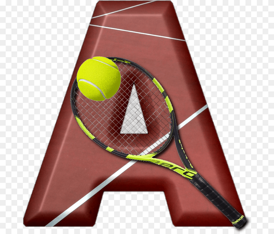 Alfabeto Bola De Tenis Rosa, Ball, Racket, Sport, Tennis Free Transparent Png