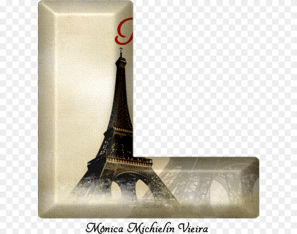 Alfabeto Com Torre Eiffel, Architecture, Building, Spire, Tower Free Png Download