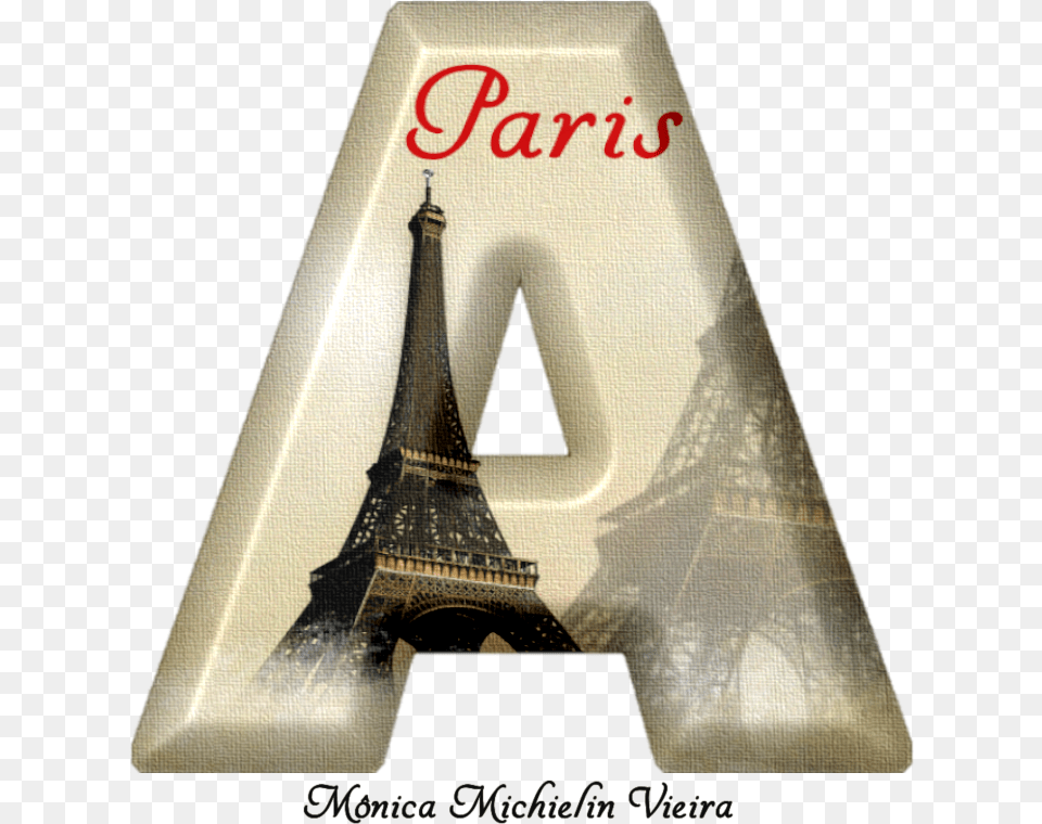 Alfabeto Com Torre Eiffel, Architecture, Building, Text, Publication Png