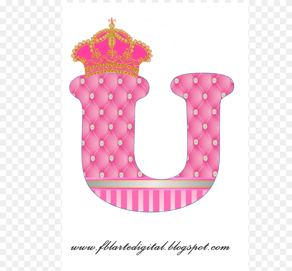 Alfabeto Con Corona Dorada Y Rosa Pink Alphabet Letters, Pattern, People, Person, Text Free Png