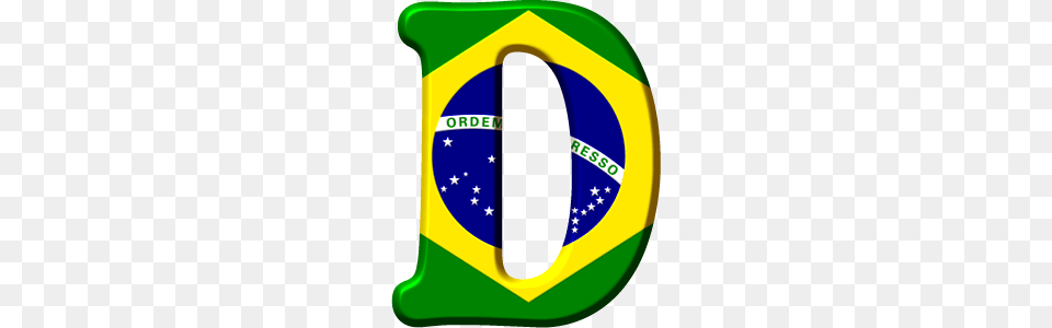 Alfabeto Con La Bandera De Brasil Brazil Brazil Lettering Y, Can, Tin Free Png Download
