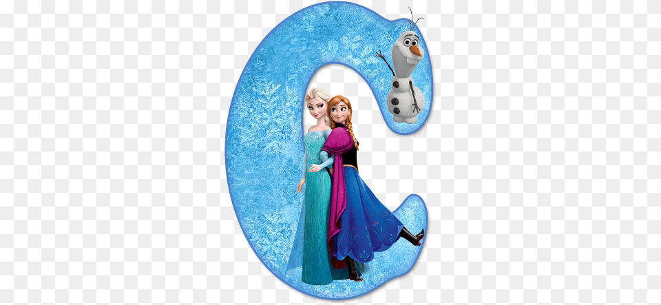 Alfabeto De Ana Elsa Y Olaf De Frozen Aria Frozen, Adult, Person, Outdoors, Nature Free Png Download