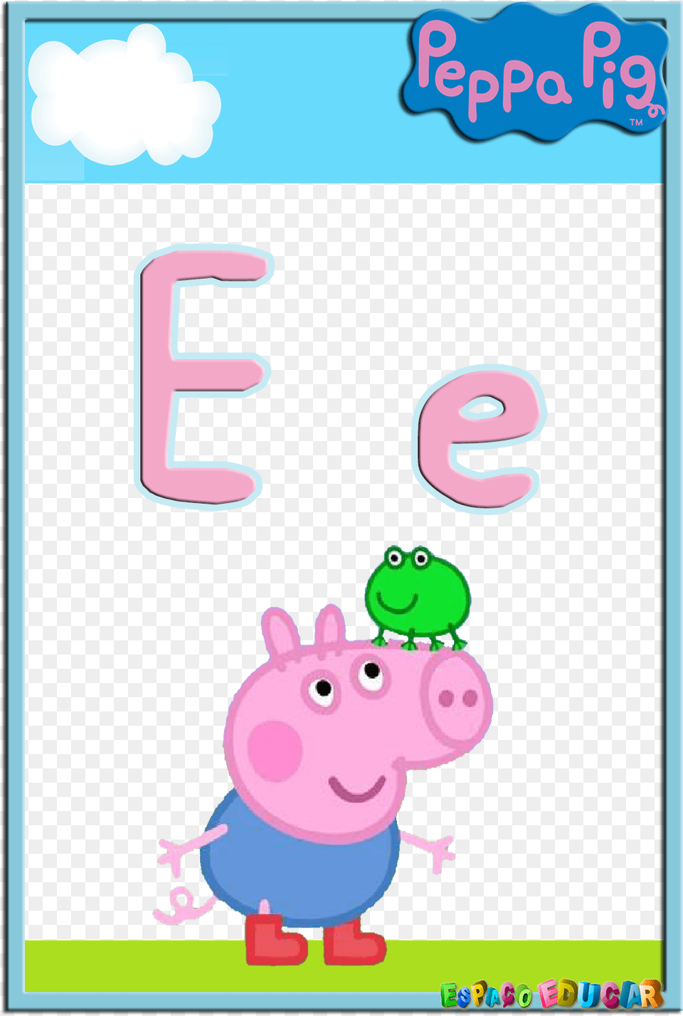 Alfabeto De Peppa Pig George Cartoon Peppa Pig, Number, Symbol, Text Free Png
