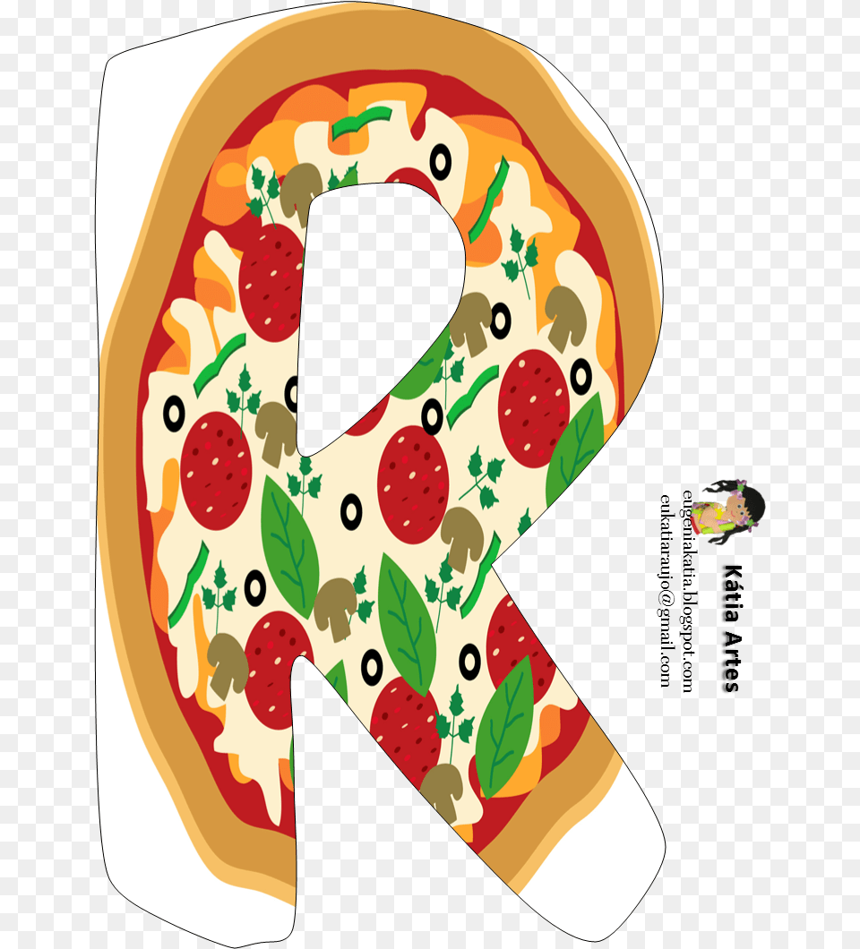 Alfabeto De Pizza, Food, Sweets, Text Png