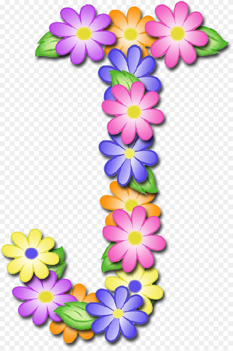 Alfabeto De Primavera Letras Em Muito Lindo Letras Alfabeto De Primavera Letra T, Accessories, Flower, Flower Arrangement, Ornament Free Png
