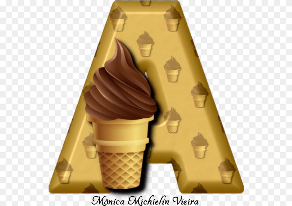 Alfabeto De Sorvete Com Textura Seamless Ice Cream Cone, Dessert, Food, Ice Cream, Soft Serve Ice Cream Free Png Download