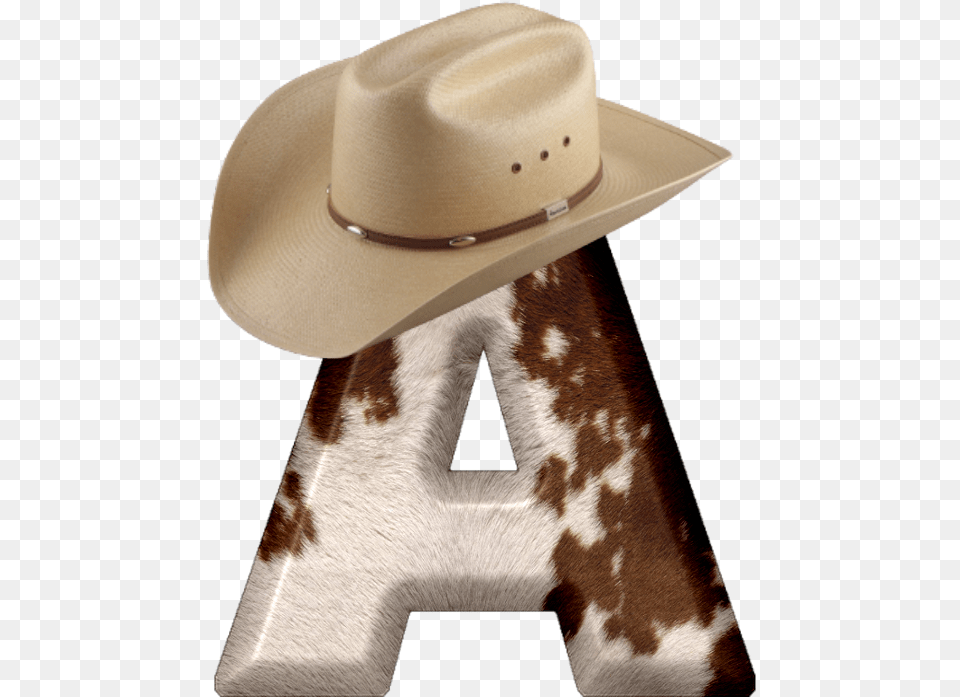 Alfabeto Decorativo Cowboy, Clothing, Cowboy Hat, Hat, Animal Png