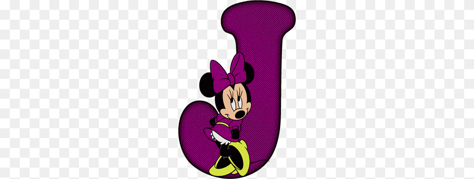 Alfabeto Decorativo Disney, Cartoon, Purple Free Png Download