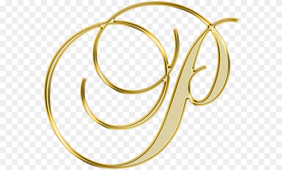 Alfabeto Decorativo Dourado Letter P Transparent Background, Accessories, Jewelry, Locket, Pendant Free Png