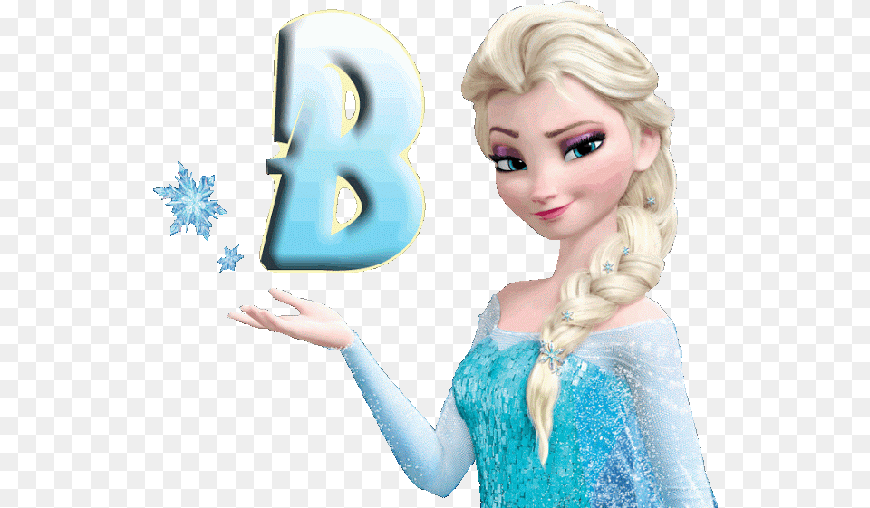 Alfabeto Decorativo Frozen Elsa, Adult, Female, Person, Woman Free Png