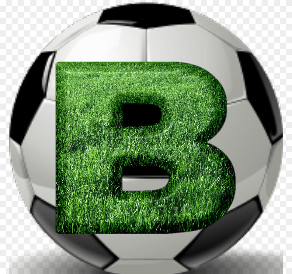 Alfabeto Grama Com Bola De Futebol Grass Texture Grass Texture, Ball, Football, Soccer, Soccer Ball Free Png Download