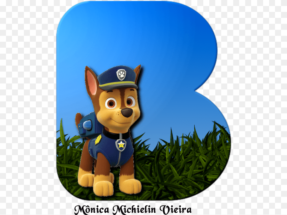Alfabeto Patrulha Canina Chase Paw Patrol Party, Plush, Toy, Face, Head Png