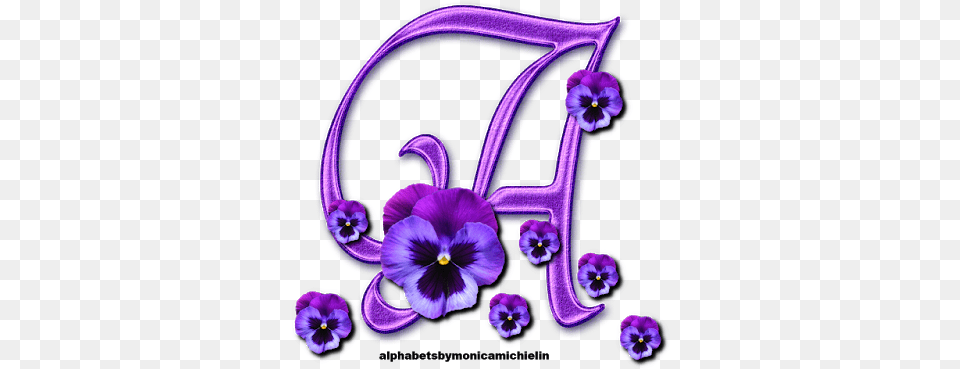 Alfabeto Roxo Com Violetas Em Alfabeto Roxo Com Violeta, Flower, Plant, Purple Png Image