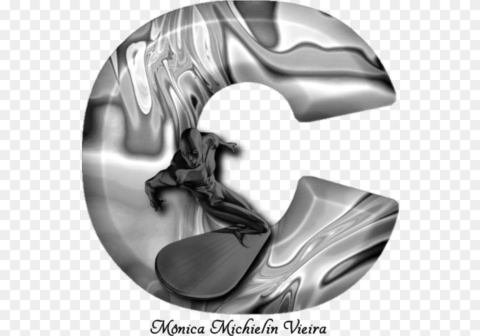 Alfabeto Surfista Prateado Silver Surfer, Adult, Person, Female, Woman Free Transparent Png